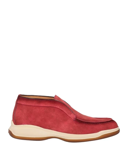 Мужские ботинки Santoni Lorenz_SP, замшевые, кирпичные