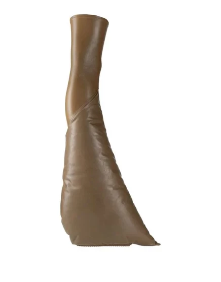 Женские утепленные сапоги Rick Owens, светло-коричневые