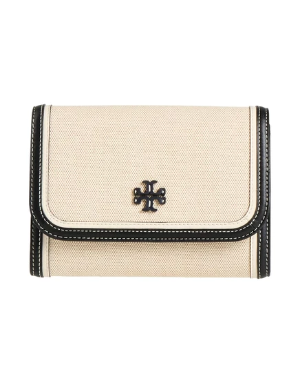 Женский клатч Tory Burch с цепочкой, кремовый