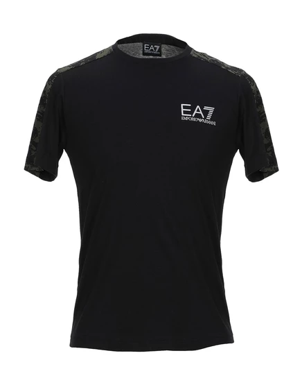 Мужская футболка EA7, черная
