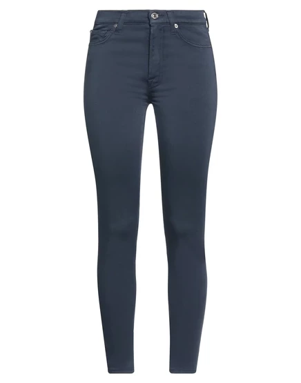 Женские брюки 7 For All Mankind Papermag, иссиня-черные
