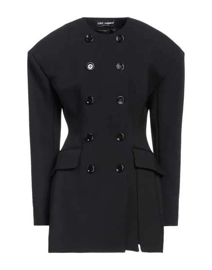 Женский пиджак Dolce & Gabbana двубортный, чёрный