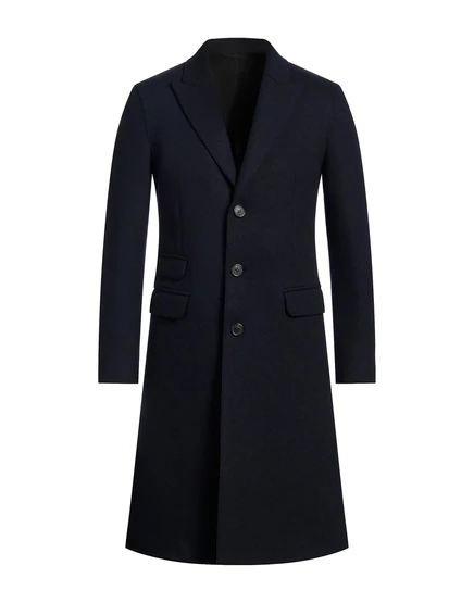 Мужское пальто Neil Barrett Coats, иссиня-чёрное