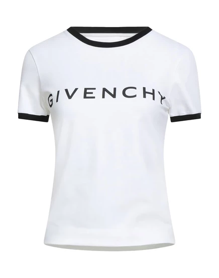 Женская футболка Givenchy Lorenz_SP с логотипом, белая