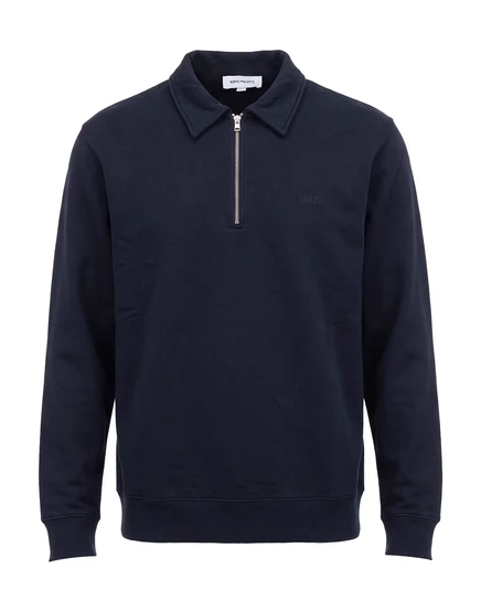 Мужской свитшот Norse Projects на молнии, темно-синий