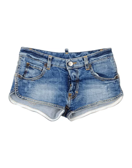 Женские джинсовые шорты DSquared2 Junior, синие
