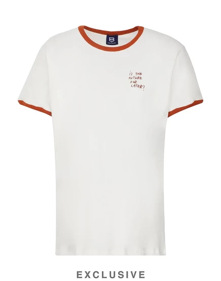 Унисекс футболка 8 by Coco Capitán Easy Tee, белая