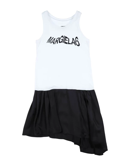 Женское платье MM6 Maison Margiela Junior, белое