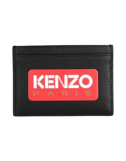 Чехол для документов Kenzo из воловьей кожи, черный