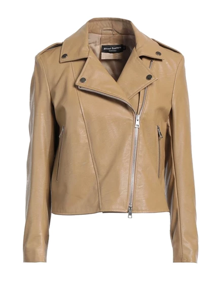 Женская куртка-косуха STREET LEATHERS, хаки