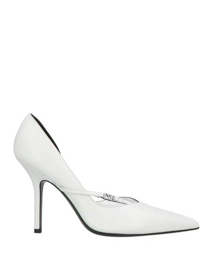 Женские туфли DSquared2 Wonderwoman кожаные, белые