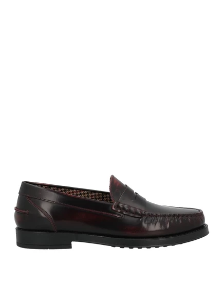 Мужские лоферы Tod's Hamish из полированной кожи, бордовые