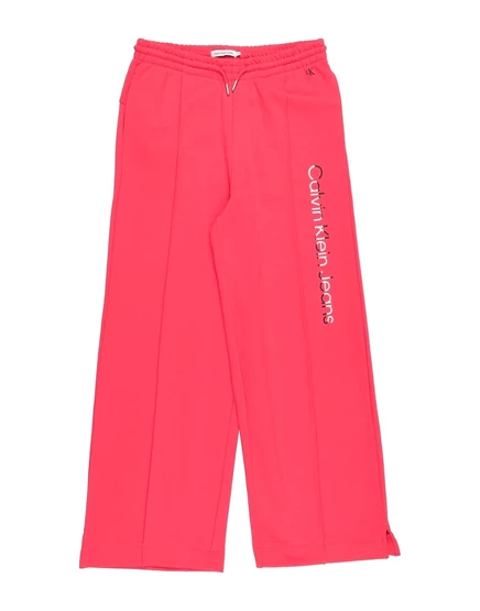 Женские брюки Calvin Klein Jeans promotion_junior из хлопка, коралловые