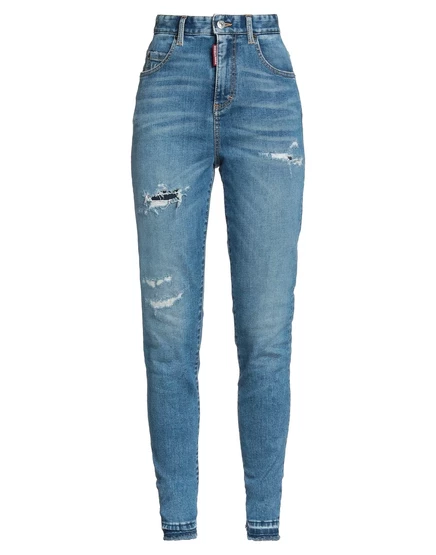 Женские джинсы DSquared2 скинни, синие
