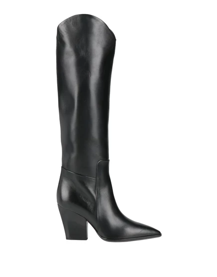 Женские казаки Santoni Papermag, черные