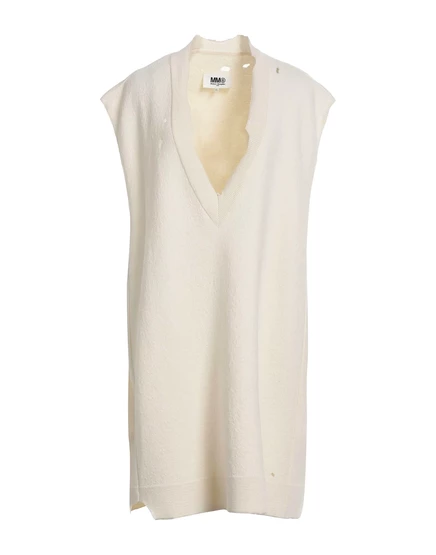 Женское мини-платье MM6 Maison Margiela, цвета айвори