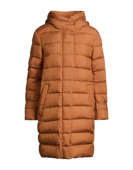 Женский длинный пуховик Woolrich JADR, верблюжий