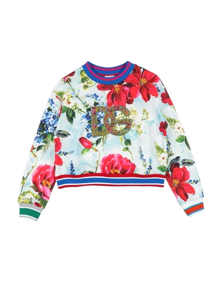 Женская толстовка Dolce & Gabbana, небесно-голубая
