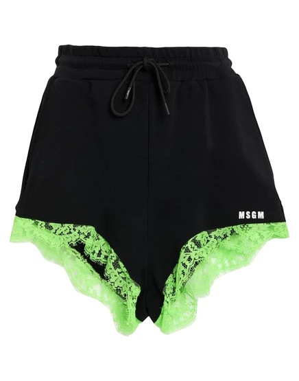 Женские спортивные шорты MSGM, чёрные