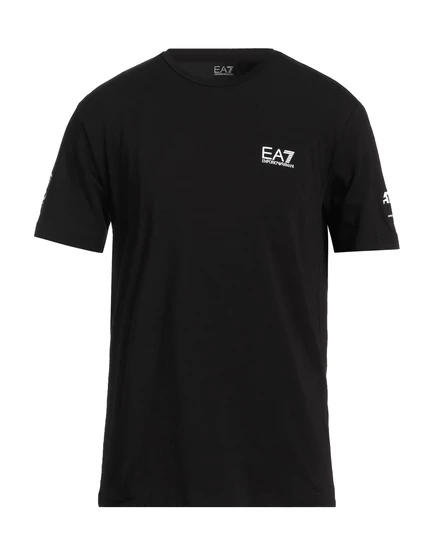 Мужская футболка EA7, чёрная