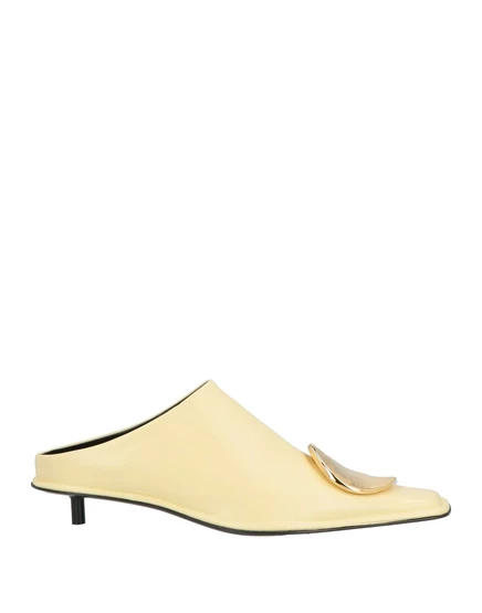 Женские мюли Jil Sander PAPERMAG, светло-желтые