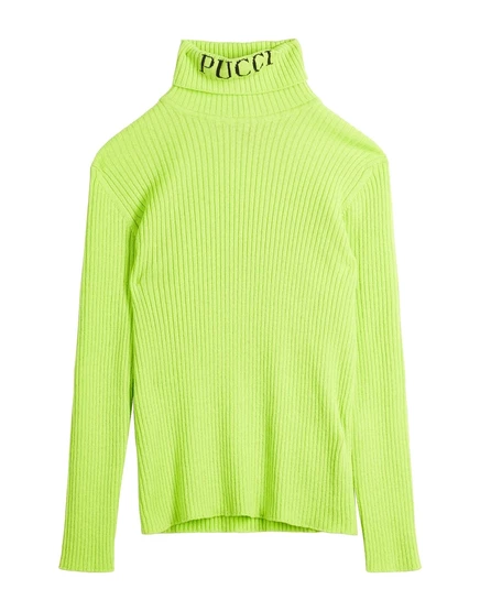 Женская водолазка Pucci promotion_junior, лаймовая