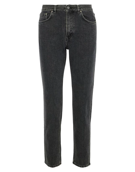 Женские джинсы Acne Studios зауженные, черные