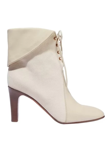 CHLOÉ Полусапоги и высокие ботинки слоновая кость