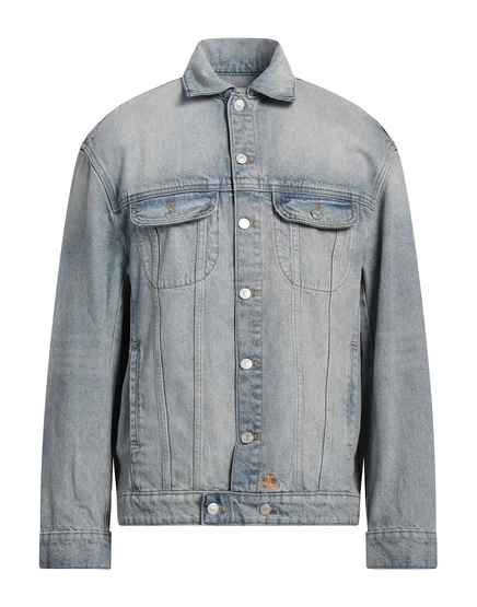 Мужская джинсовая куртка Courrges, синяя