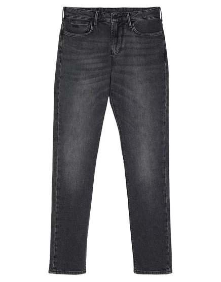 Мужские джинсы Emporio Armani Jeans, зауженные, черные