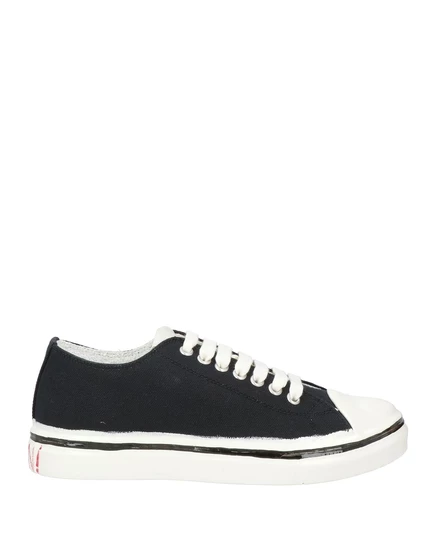 Мужские кеды Marni Junior из парусины и кожи, чёрные
