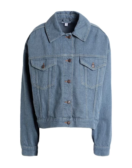 Женская джинсовая куртка TopShop, серо-синяя
