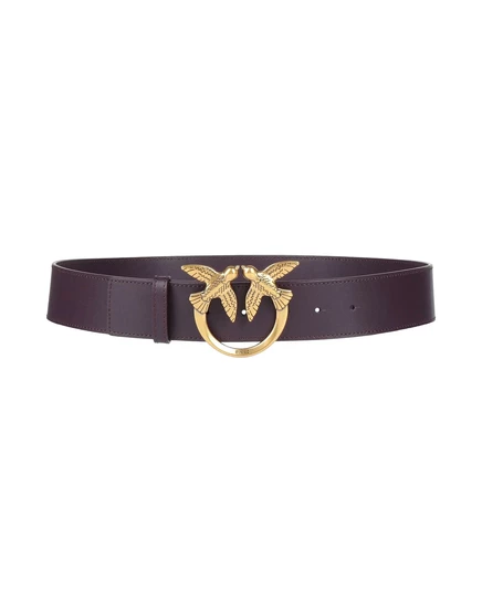 Женский кожаный ремень PINKO WONDERWOMAN, фиолетовый