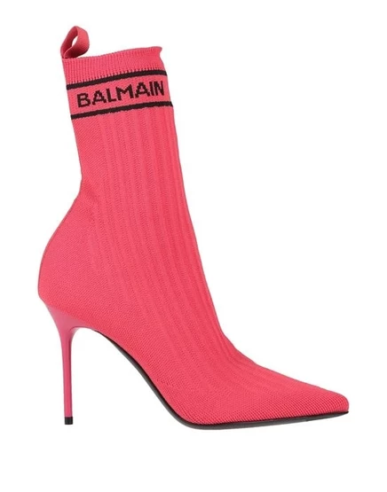 BALMAIN Полусапоги и высокие ботинки коралловый