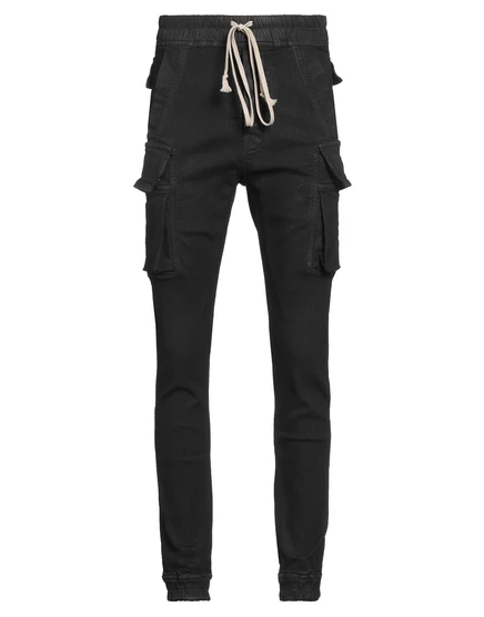 Мужские джинсы Drkshdw By Rick Owens карго, чёрные
