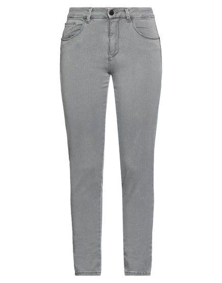 Женские джинсы Marani Jeans Papermag мом, серые