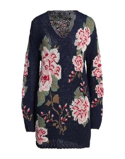 Женское платье Etro Papermag трикотажное, иссиня-чёрный