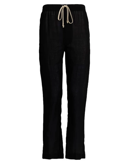 Мужские брюки Rick Owens Lorenz_SP, шерсть, чёрные