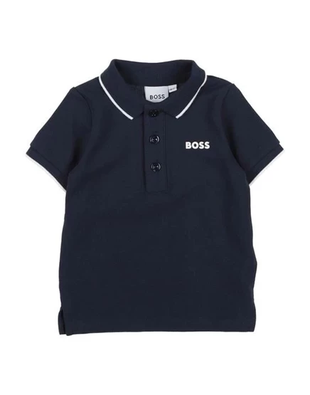 BOSS Поло тёмно-синий