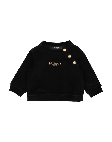 Унисекс толстовка Balmain Baby, чёрная