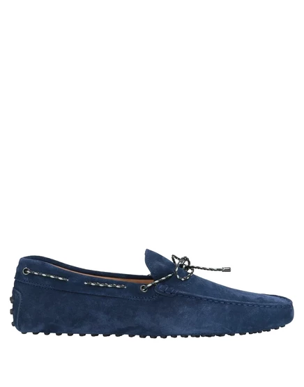 Мужские мокасины-драйверы Tod's замшевые, синие