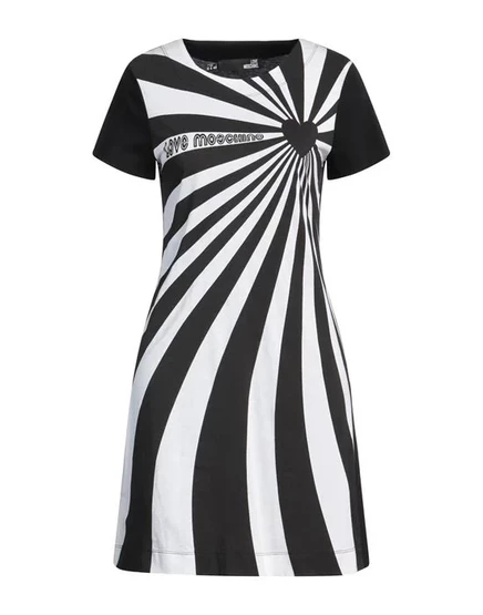 LOVE MOSCHINO Короткое платье чёрный