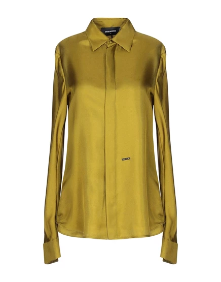 DSQUARED2 Shirts зелёный милитари