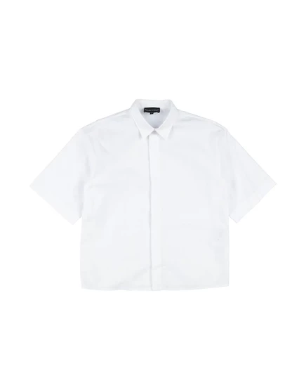Детская рубашка Emporio Armani Junior, белая