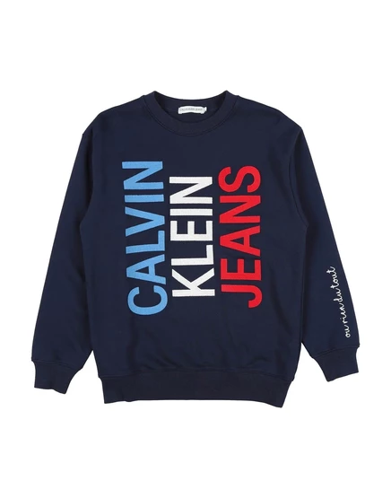 Унисекс толстовка Calvin Klein Jeans, тёмно-синяя