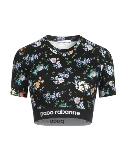 RABANNE Футболка чёрный