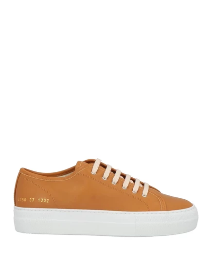 Женские кеды Woman by Common Projects, жёлто-коричневые