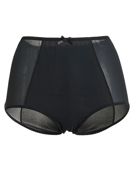 Женские трусы-слипы Dolce & Gabbana из крепа, чёрные
