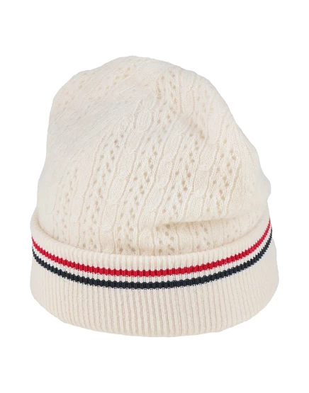Женский берет Thom Browne из кашемира, слоновая кость