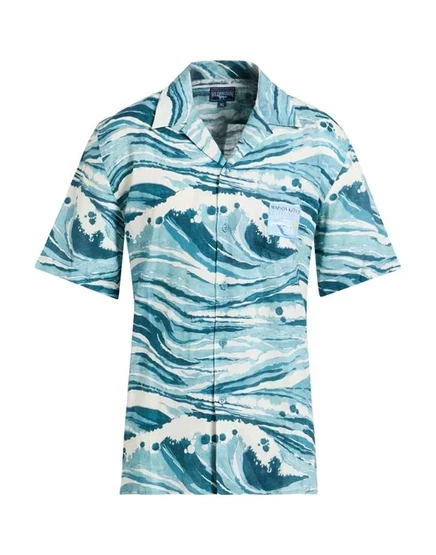 MAISON KITSUNÉ Pубашка петроль